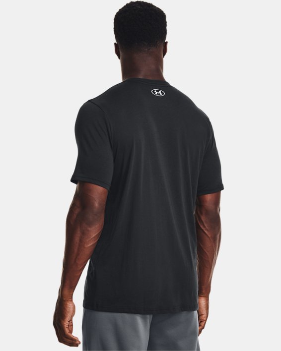 남성 UA 레프트 체스트 락업 티셔츠 in Black image number 1